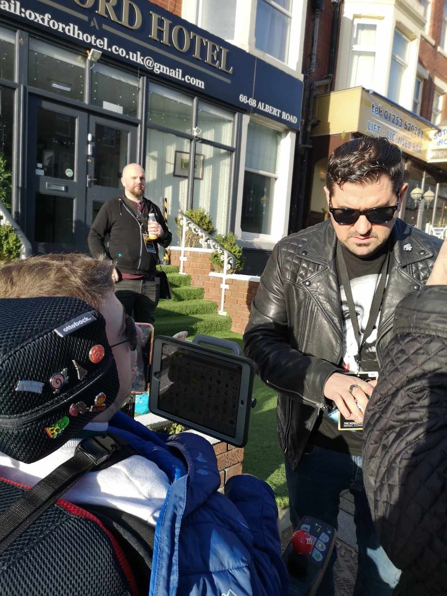 This afternoon  Steve   show me magic tricks