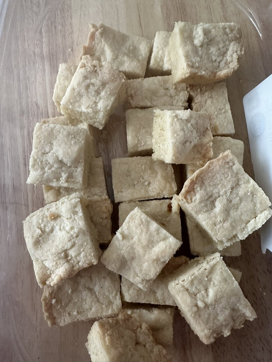 jacroy67's tweet image. Back to #weekendbaking adventures after my trip away:
1) Ted Lasso biscuits (sooo good)
2) Oat chocolate peanut butter bars 
3) Lemon blueberry loaf