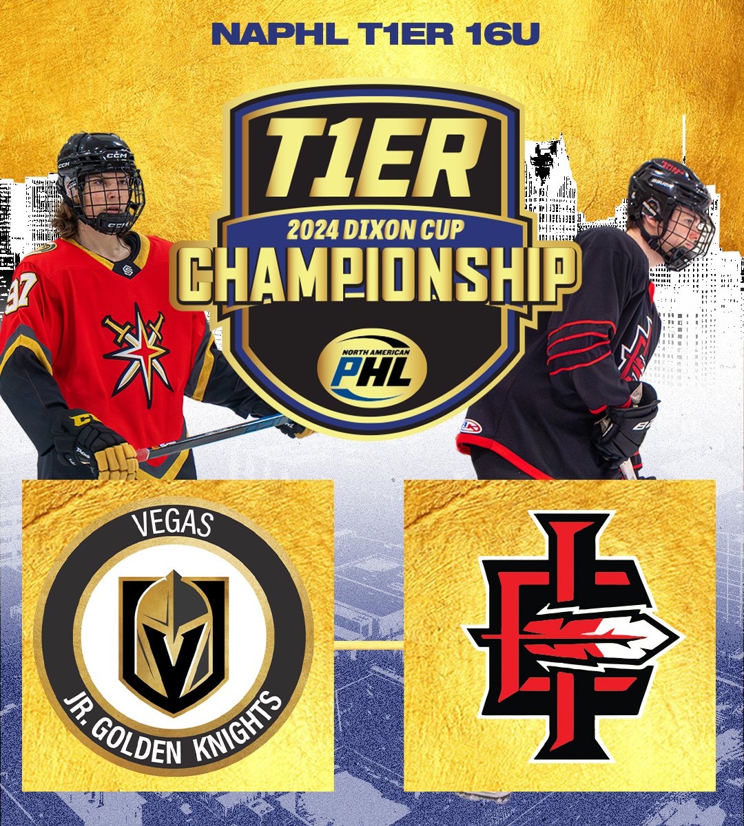 NAPHL's tweet photo. Indiana Elite 🆚 Vegas Jr. Golden Knights battle for the 1⃣6⃣U Dixon Cup Championship!

#DixonCup https://t.co/i5UAUppOS3