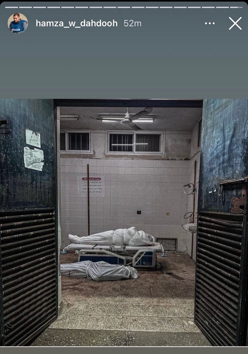 💔🇵🇸 Journalist Hamza Wael Al Dahdouh's last story posted on Instagram an hour before an Israeli airstrike murdered him.