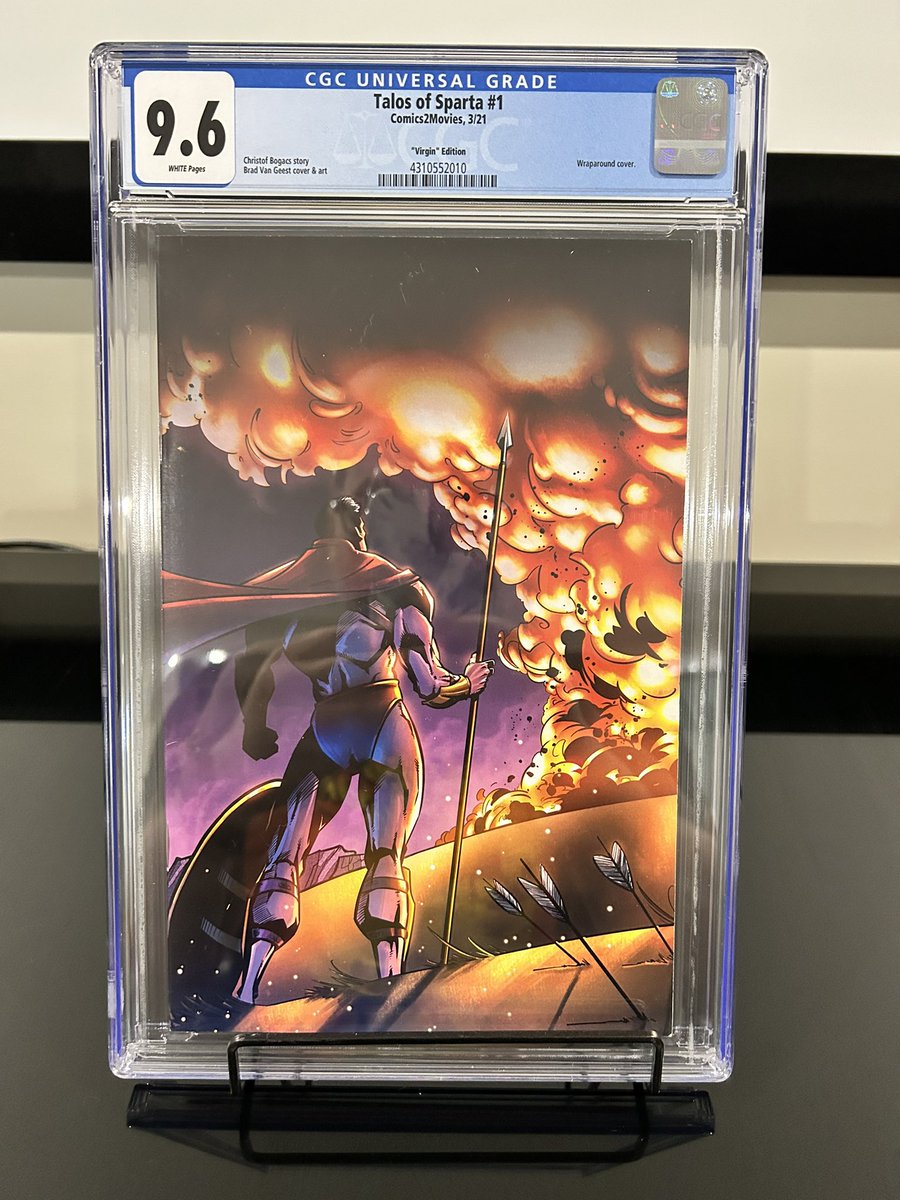 We are down to the final 3 hours of Talos of Sparta and we need your help to raise another $153 and hit $5k. We are even up offering this 1 of a kind CGC graded limited edition Virgin Talos of Sparta #1 comic as a reward. Click the link and back today - kickstarter.com/projects/20679…