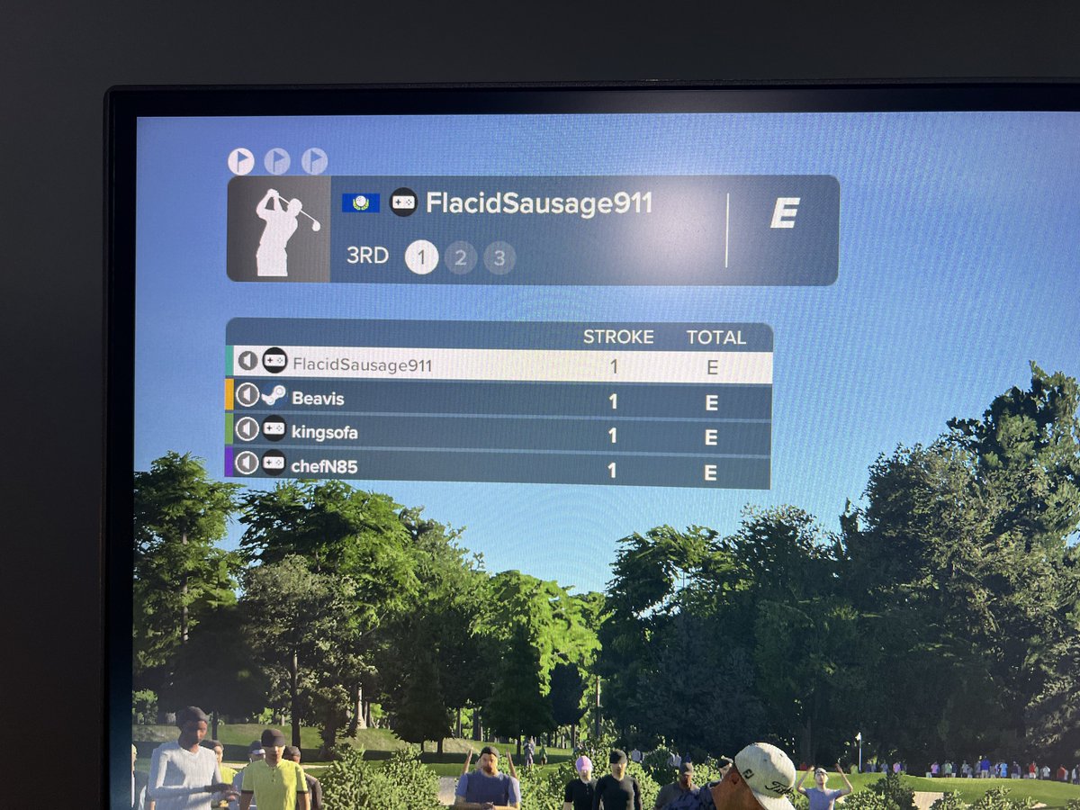 AnthonyCumia's tweet image. You know when you’re playing with gentlemen of this caliber, you’re in for a professional game of golf.
#PGA2k23