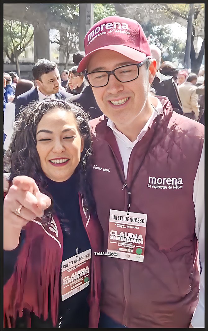 VaxTamaulipas's tweet photo. #cdmx,#reynosafollow,#mtyfollo EL "PUEBLO MANDA ? NETA ? ": "PAR de MORENOS HUACHICOLEROS de OJITOS CERRADOS que DEBIERAN estar ENCERRADOS DAN MENSAJE desde REDES TRAS ACUDIR a REGISTRO de la MAÑOSA SHEINBAUM"...mas de 350 años de cartel en una sola imagen https://t.co/E7GjmZKwh4 https://t.co/8swmUzoXK9