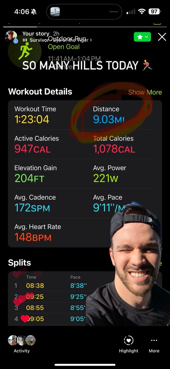 Tough run today in Denver 🏃‍♂️🏃‍♂️🏃‍♂️