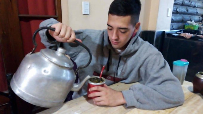 me tomo unos mates y me pongo a estudiar