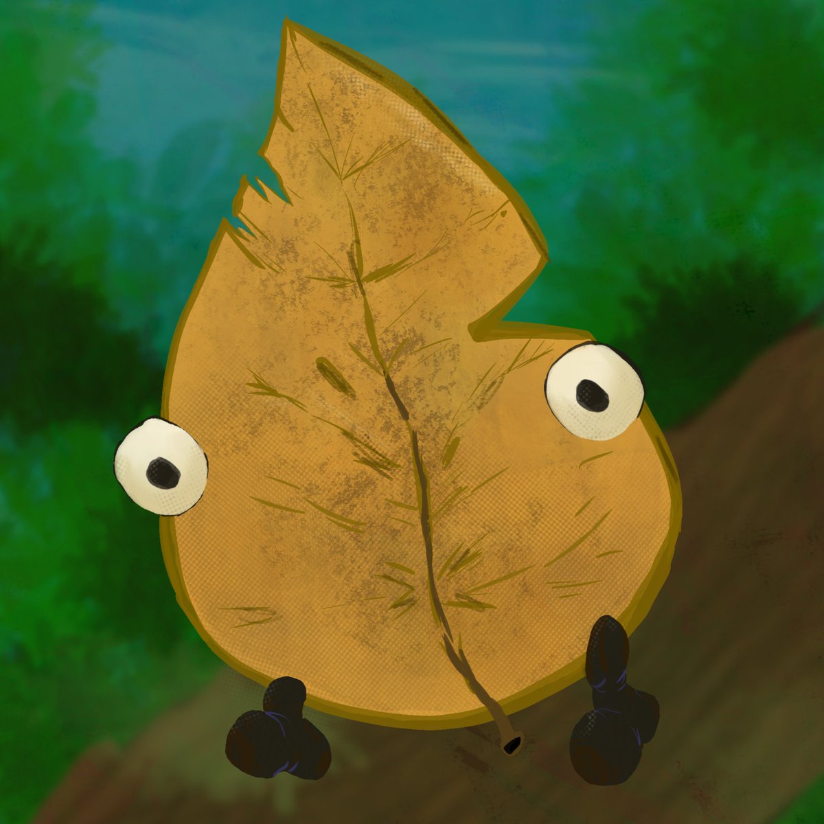 SuperJelbo's tweet photo. Just a Lil' Leaf Guy. LLG if you will 🍂🍃🌿🌳
#illustration #Procreate https://t.co/eOQYiRPLTq