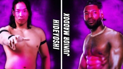 JAWBRKRWres's tweet photo. MATCH FOUR: @makaimaddox takes on @tokyo_SMASHER in a debut for both men! https://t.co/YIJEk078gt