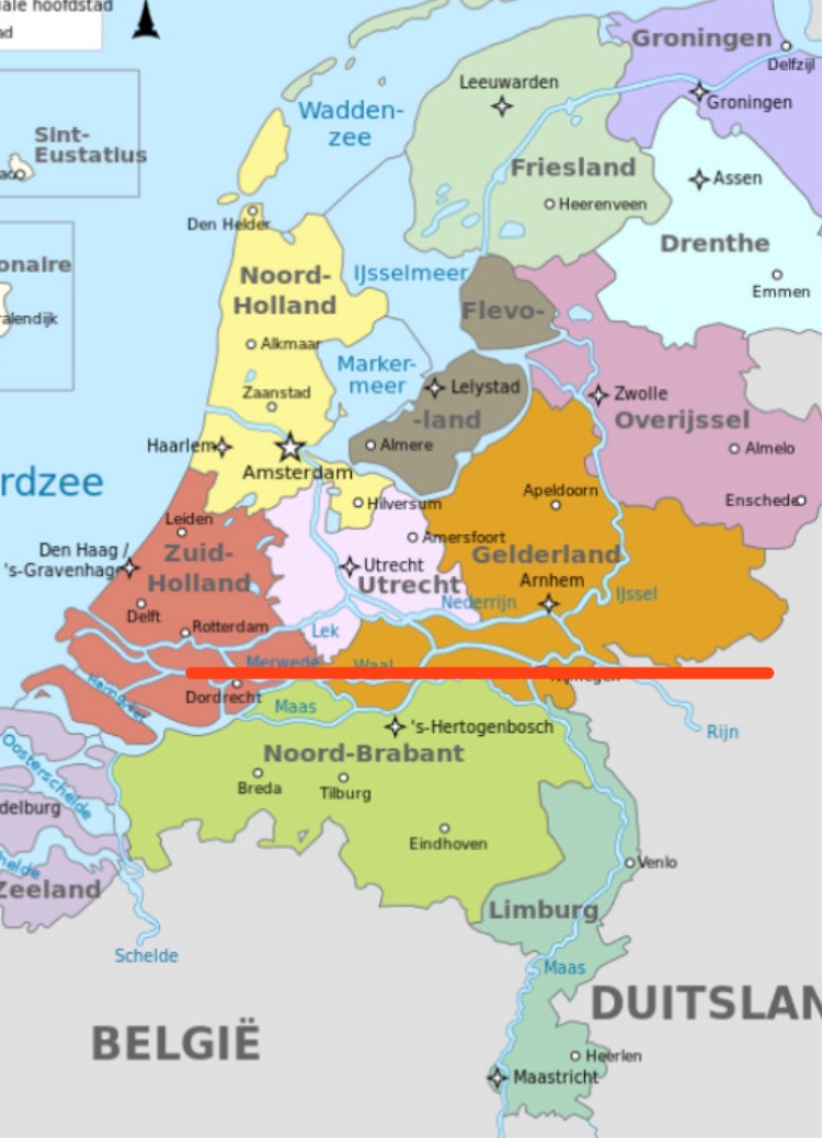 Rol3nd's tweet photo. Gevalletje huh 🤔 Het zuidelijkste punt van provincie Utrecht ligt op een paar km na bijna net zo hoog als het noordelijkste punt van provincie Limburg. https://t.co/jtimJLzulz