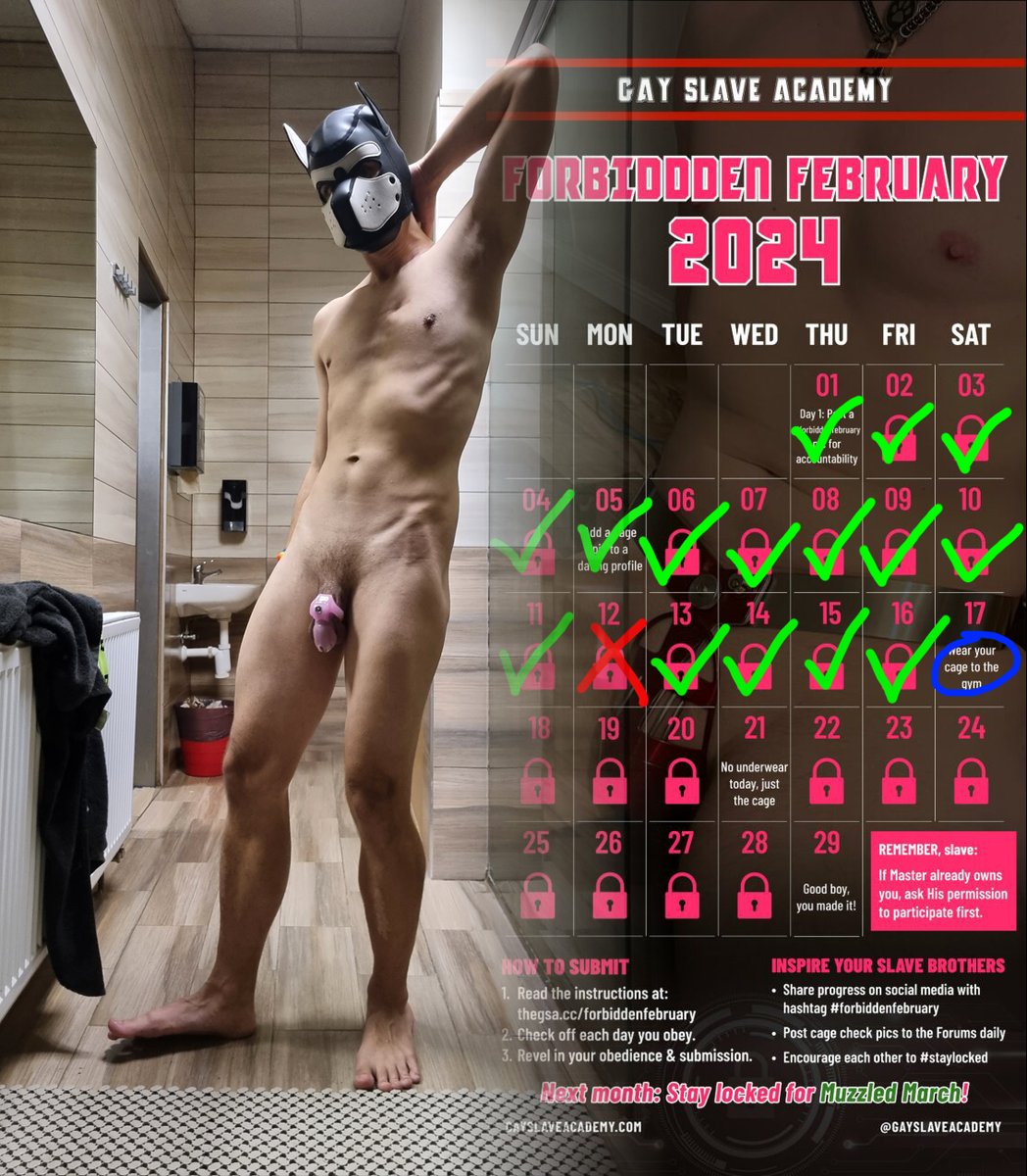 🔐 17 –  I was locked, but I couldn't complete the task that day 😔 so I'm posting an older photo from the gym shower 😇 be mercy
#ForbiddenFebruary #StayLocked