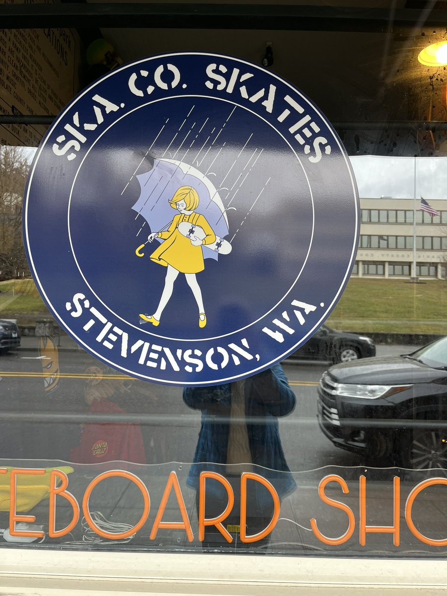bbasney's tweet photo. With my  #brand rain hat on - I couldn’t help but notice the @mortonsalt brand extension to skateboards! https://t.co/gTkcu1Jvp4