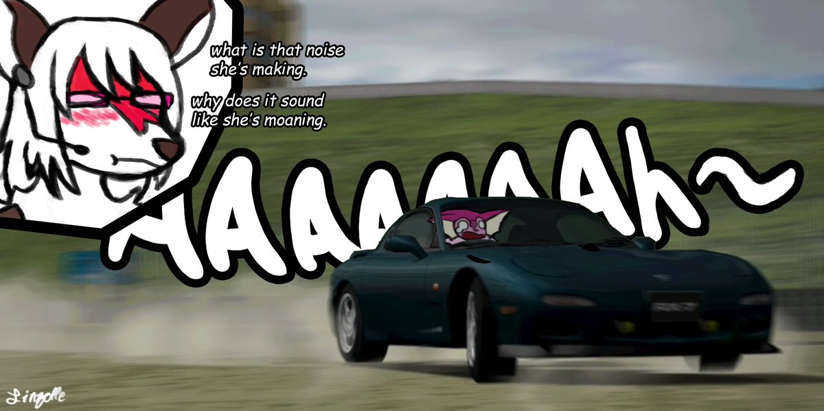 Linzolle's tweet photo. i made a really weird sound while playing gran turismo 4 once https://t.co/OFHNud5gZd