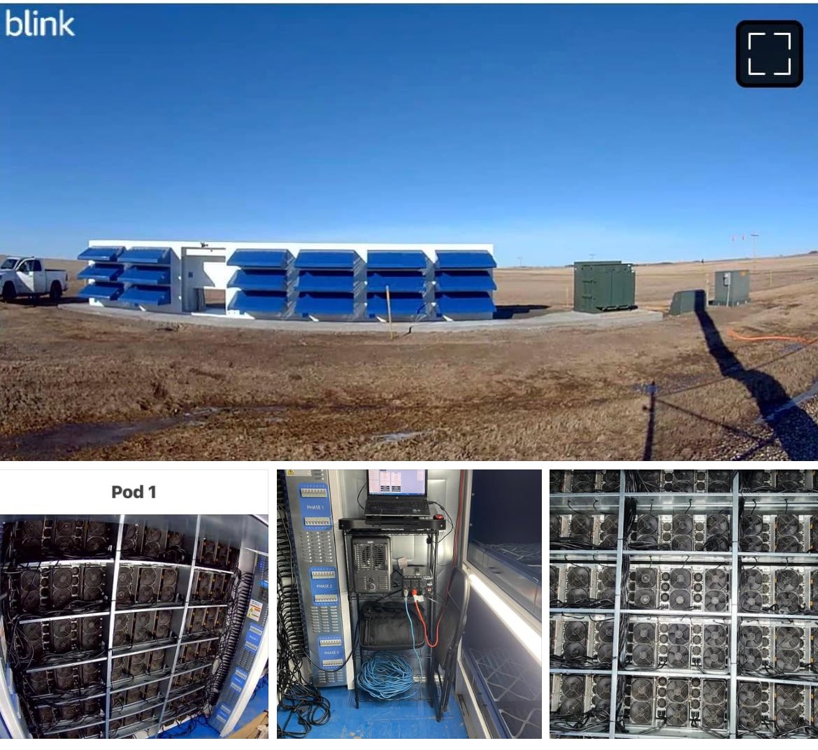 Jonnie_Miller's tweet photo. Sneak peak at our 2 Megawatt, 50 Petahash #Bitcoin mining facility out West! 🤯
Video coming in March!
#Bitcoinmining
#Foundrydigital
#Digitalshovel https://t.co/KEISWsp0Xk