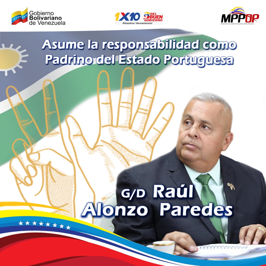 Reiteramos nuestro compromiso al Frente con el Ministro @GRaulparedes como Padrino del hermoso Pueblo de Portuguesa. Articulados desde todos nuestros puestos de acción #TrabajamosPorElFuturo con la Fuerza Obrera cada vez más consciente y preparada 💪🏽🇻🇪
Con @NicolasMaduro 🖋️