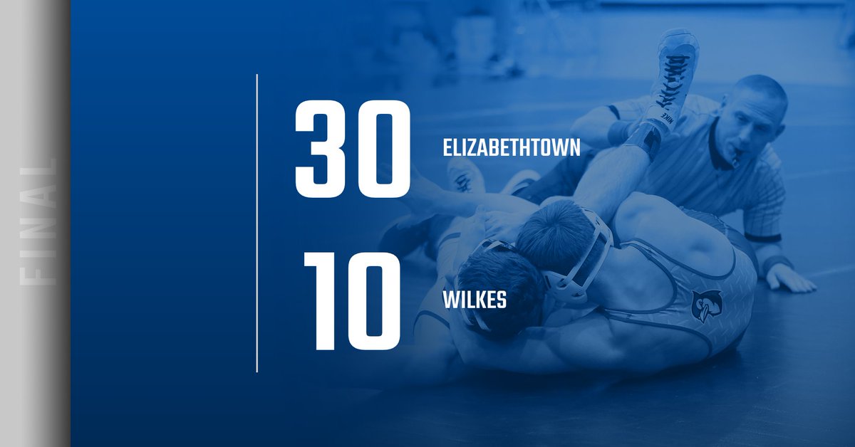 WR | <a href="/BlueJaysWR/">Elizabethtown College Wrestling</a> whips Wilkes in their dual finale. Shane Strausser &amp; Brian Schneider with pinfalls, Dylan Waller another tech fall for #ECWR! #FlyWithUs

RECAP: etownbluejays.com/news/2024/2/18…