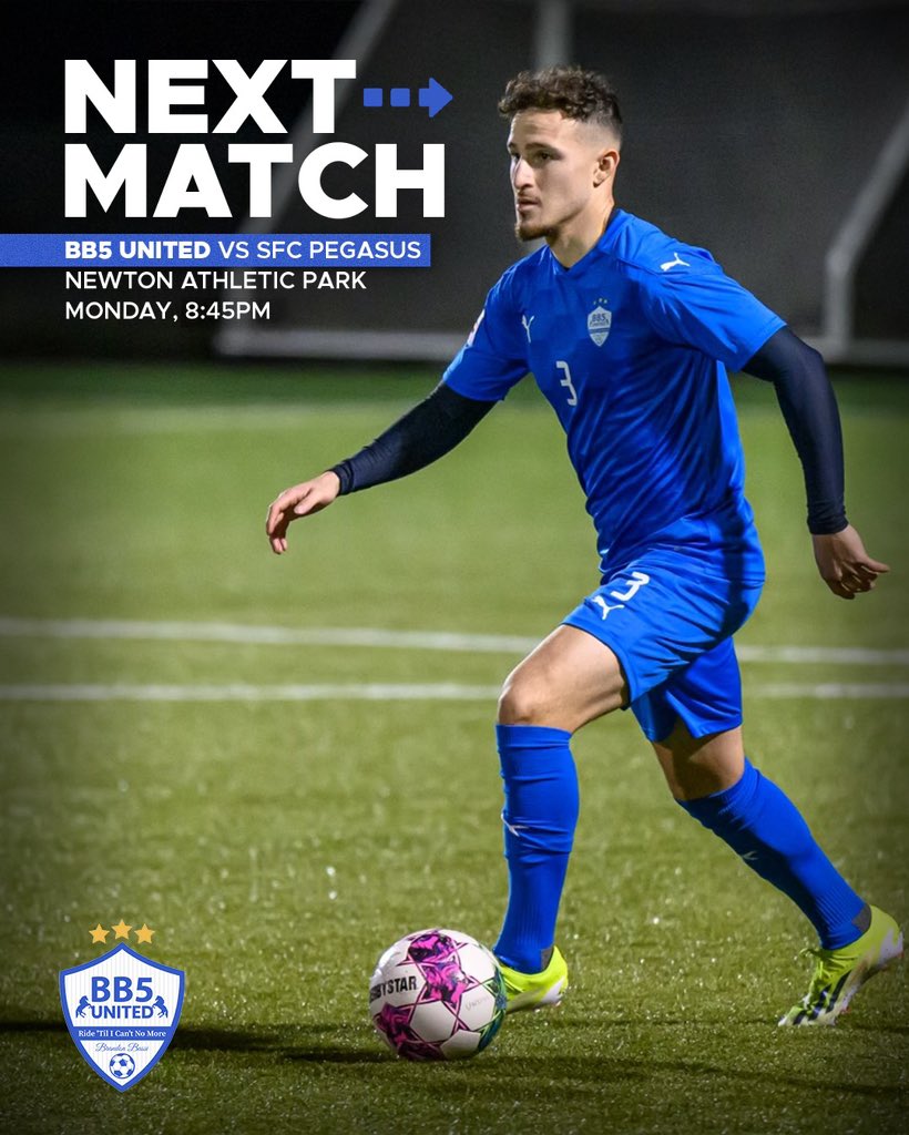 BB5UNITED's tweet photo. Imperial Cup Monday Night Lights in Surrey as we take on SFC Pegasus at Newton Athletic Park Stadium Turf with kickoff at 8:45pm.
#darkness #unitedwestand #goodfellas #winning #soldyoursoul #BB5 #youngking #dedicatedtoBrandon #vmsl #vmslisback https://t.co/20s0OTqh3J