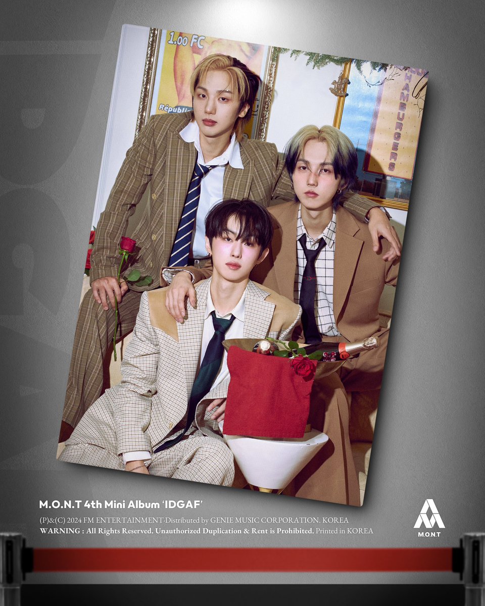 MontMexico_Off's tweet photo. M.O.N.T 4th MINI ALBUM 'IDGAF'

[📷]
GROUP CONCEPT TEASER

#Narachan #Bitsaeon #Roda
#나라찬 #빛새온 #로다

FECHA DEL LANZAMIENTO DEL ÁLBUM 
💿 2024.02.27. 12:00PM KST

#MONT #몬트
#MONT_IDGAF #몬트_IDGAF https://t.co/tHrPDykav1