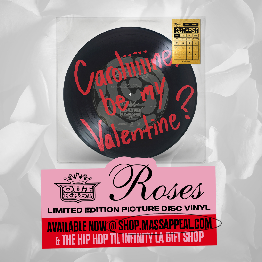 MassAppeal's tweet photo. “You'd need a golden calculator to divide.”

Limited edition ‘Roses’ 10" vinyl available exclusively at the #HHTI LA exhibit gift shop. 

🌹 6400 Sunset Blvd, Los Angeles, CA.

Ship it on https://t.co/AWR3eFVhMN.

@BigBoi #HipHopTilInfinity #HipHop50 #Roses https://t.co/KHqvi1Ug5m