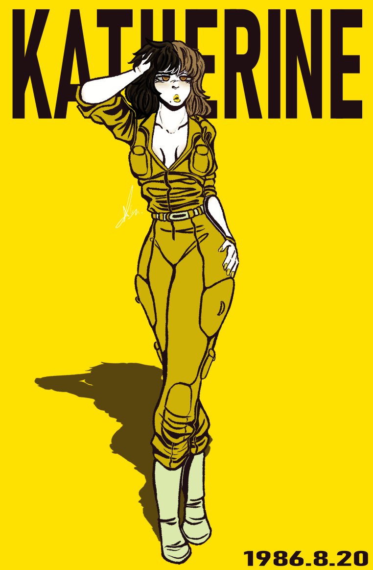 068_chan's tweet photo. Katherine dressing as April '87 is out.. I know it looks like Kill Bill, srry not srry.. (the second image its my dog) #oc #drawing #april87 #TMNT #tmntapril87 #cosplay #dog https://t.co/yFq3PCgBAB