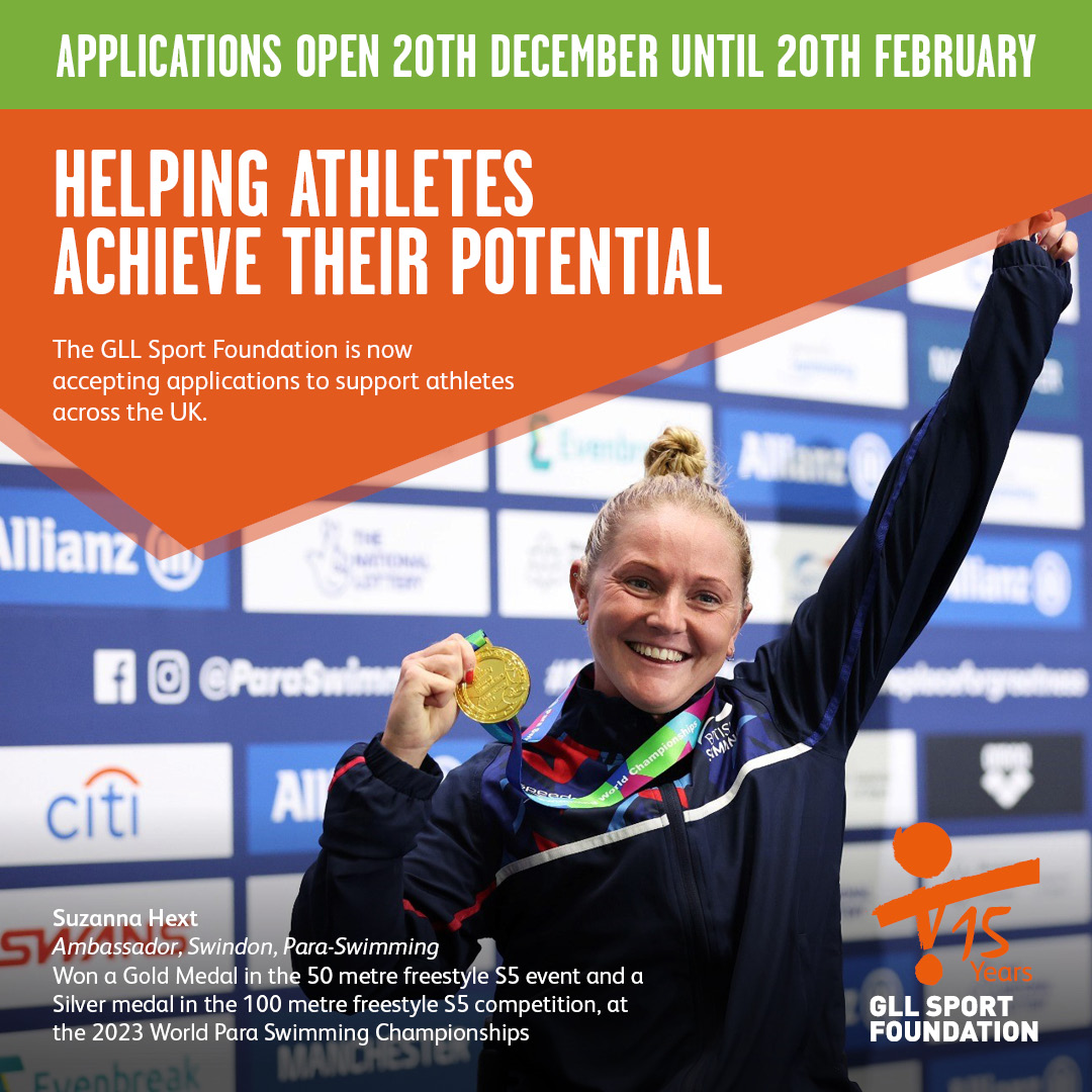 2 DAYS LEFT TO APPLY! The UK's largest independent athlete support programme the GLL Sports Foundation Awards is open until 20th February. Athletes can apply for support, including financial help, access to facilities and physiotherapy. Apply now: brnw.ch/21wH5z2