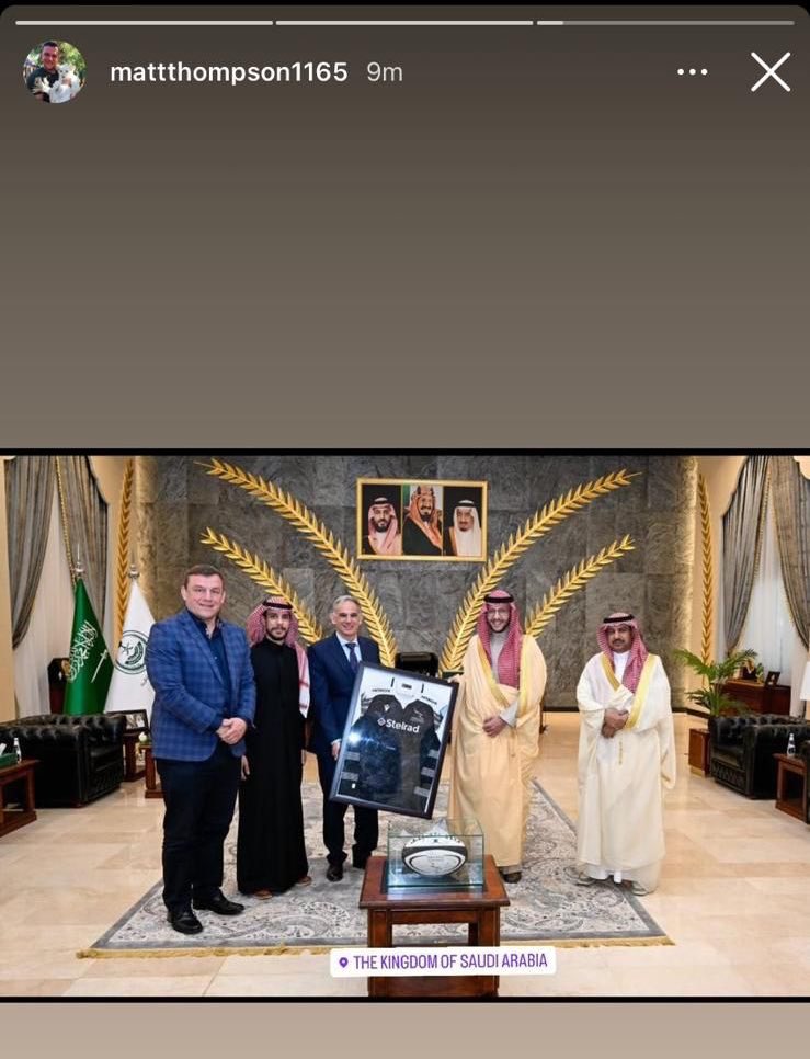 🚨BREAKING NEWS! 🚨

Newcastle Falcons chairman and owner in talks in Saudi Arabia

Looks as though the deal is done according to Matt Thompson’s insta post which have since been deleted

#rugbynews #SaudiArabia #newcastlefalcons