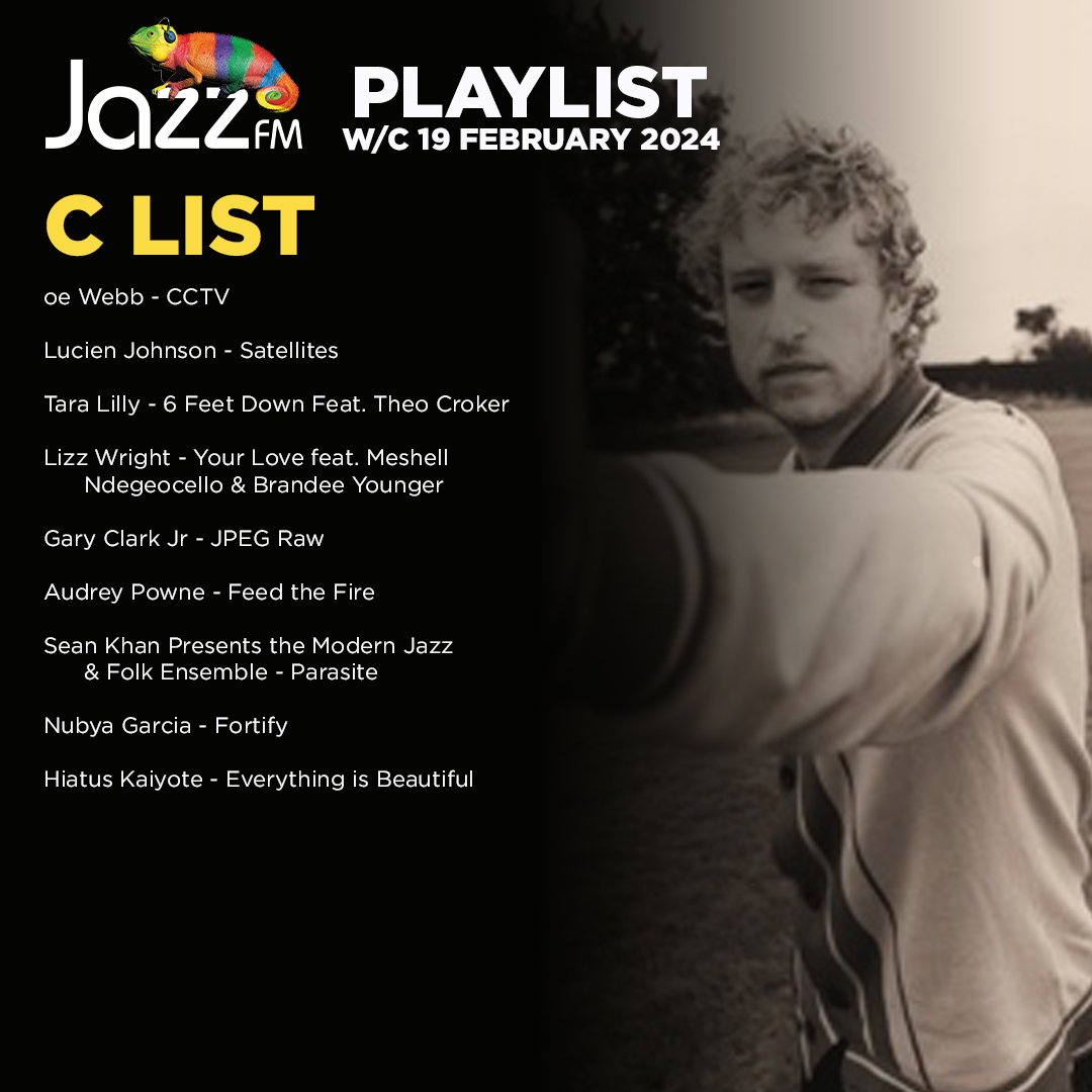 Jazz FM's Playlist w/c 19th February 2024 - What do you think? Is your new favourite artist on our list? 🎶 📸 Lois Levin, Jon Regen, José James & Joe Webb @loislevinmusic @jonregen @josejamesmusic @_joe_webb_