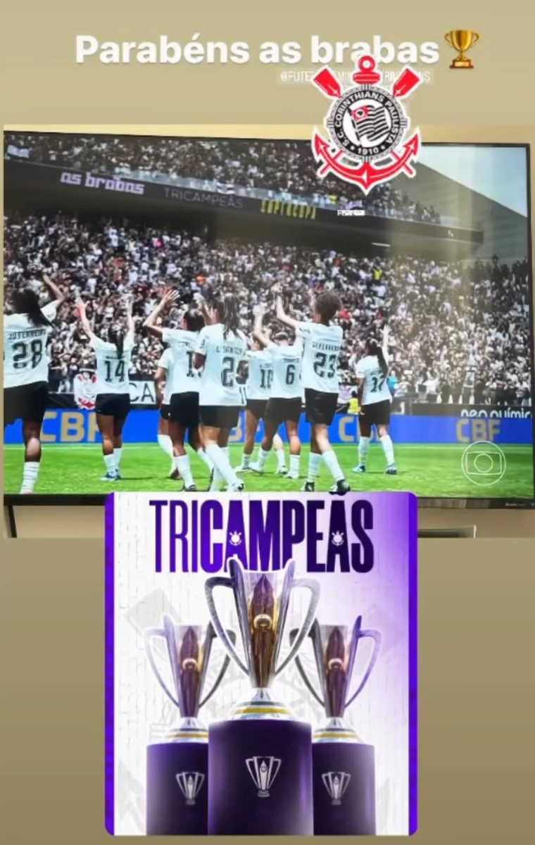 Parabéns às Brabas!!! Supercampeãs do Brasil 22/23/24. Nada acontece por acaso!!! Essas mulheres nos enchem de orgulho 🖤🤍🖤🤍🖤🤍