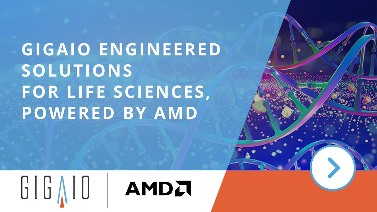 giga_io's tweet image. The #GigaIO #EngineeredSolution for Life Sciences, powered by @AMD, works with your existing #HPC storage and can accelerate analysis with FPGA and GPU resources that are tailored to the growing needs of expanding genomics workloads. bit.ly/3HNm9gm