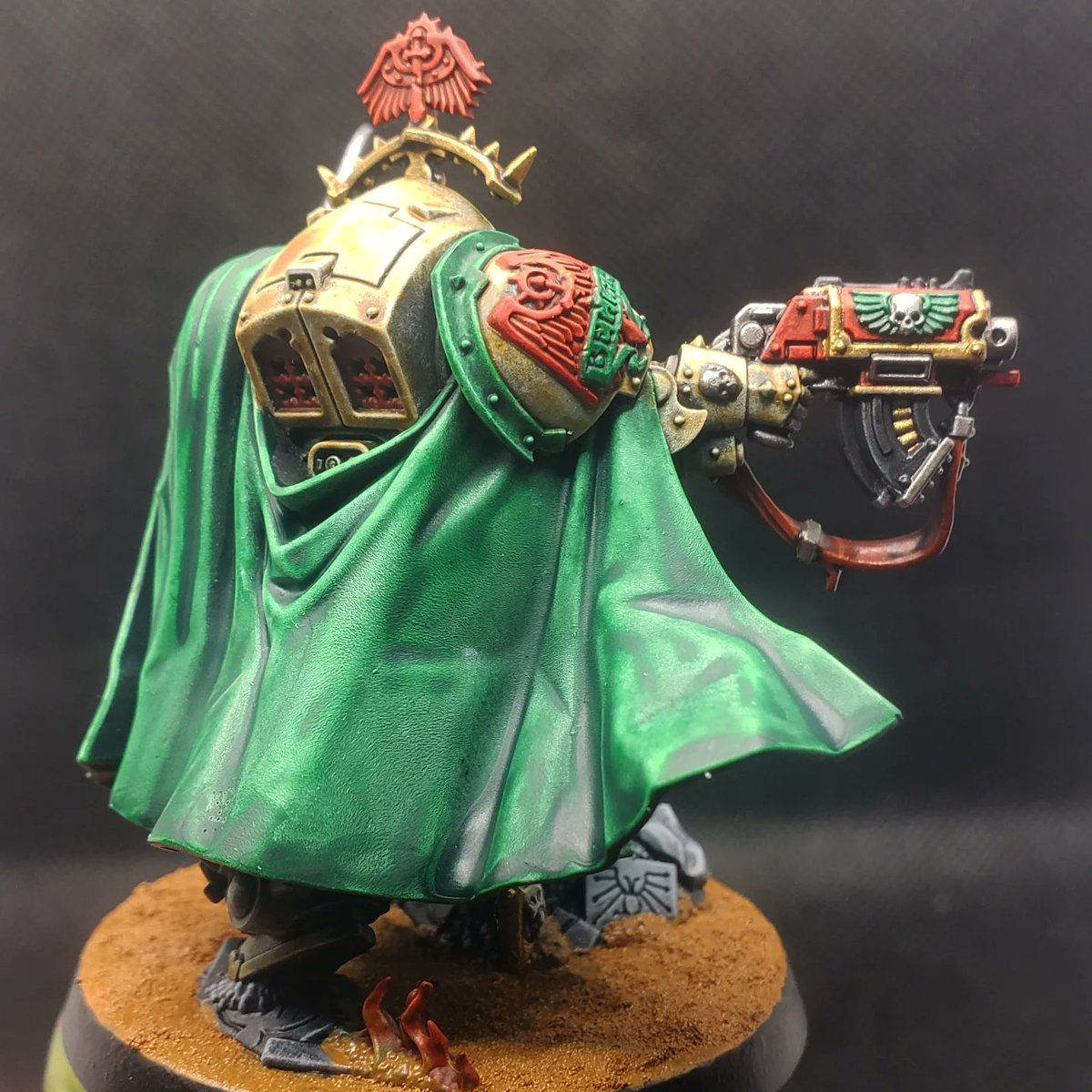 Myth3d's tweet photo. Grand Master Belial from the #Deathwing Assault box, was a ton of fun to paint him up!

#new40k #spacemarines #warhammer40k #40k #gamesworkshop #minipainting #WarhammerCommunity #warhammer #newhammer #darkangels #darkangels40k https://t.co/5RybjUSZ0b