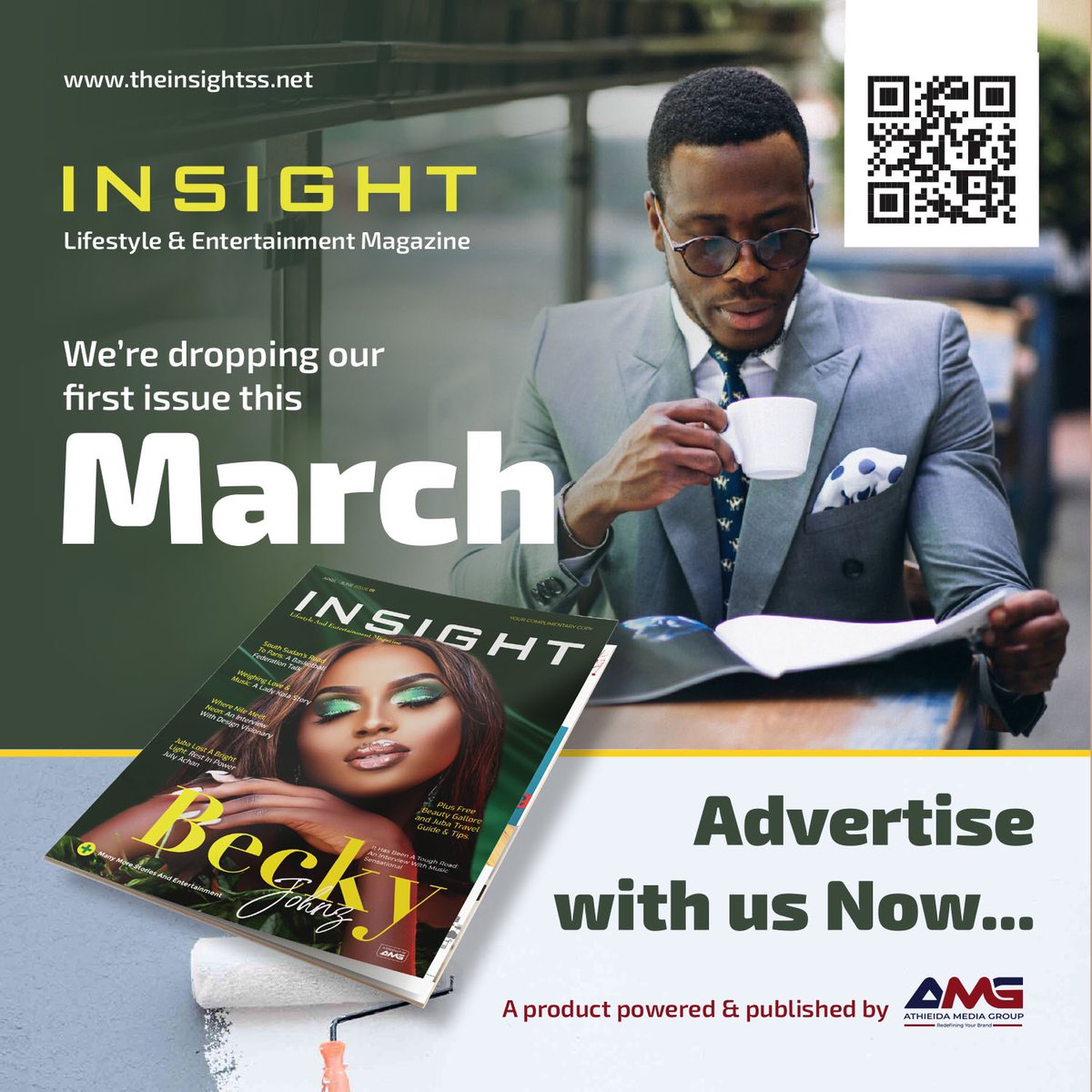 am_shorl's tweet image. Hello #SouthSudan , Athieida Media Group and @ArtworkCg are blessing your March with their first ever #April issue of #TheInsightMagazine. Stay tuned and watch the space, crafted by yours truly 
#SSOT #SSOX 

Visit theinsightss.net for more info