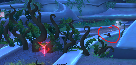 TeamBloodEagle's tweet photo. Our DK decided he didn't want to bother with Council and got yote over the barrier to Nimue. Stratz. #Warcraft https://t.co/3KvW9VIneQ