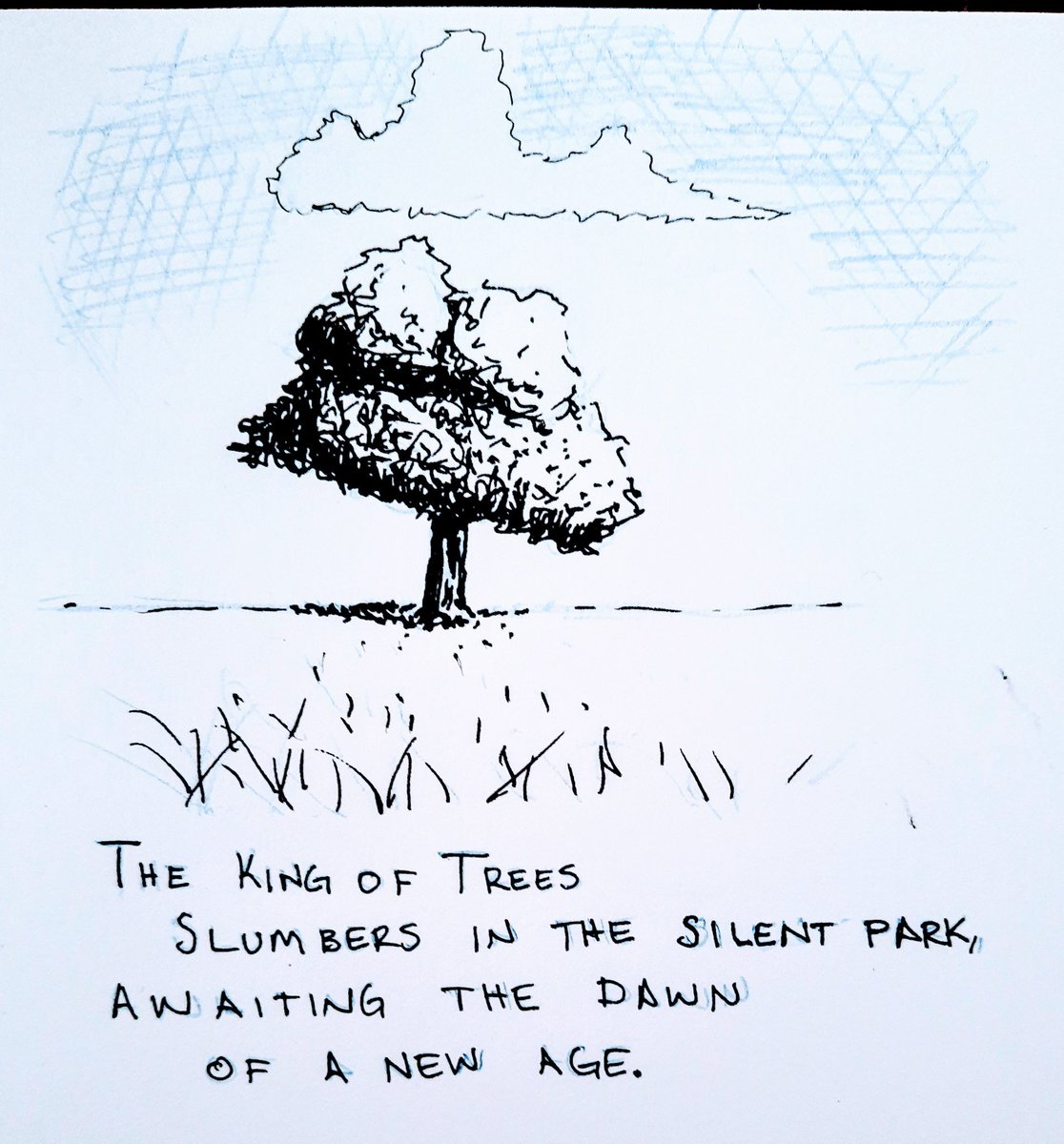 S____elwin's tweet photo. the king of trees
slumbers in the silent park,
awaiting the dawn
of a new age

#vss365 #park #poem https://t.co/6vqvLM0atD