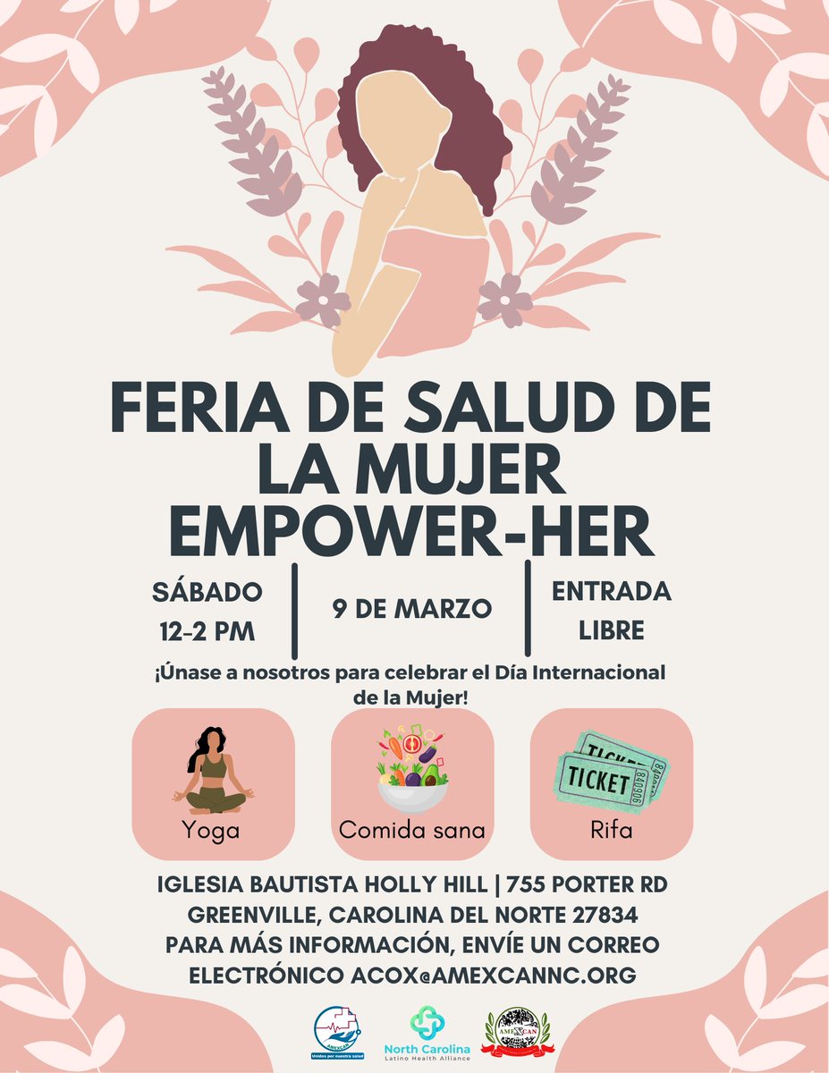 Feria de Salud de La Mujer revistalatinanc.com/events/united-… @AMEXCANNC