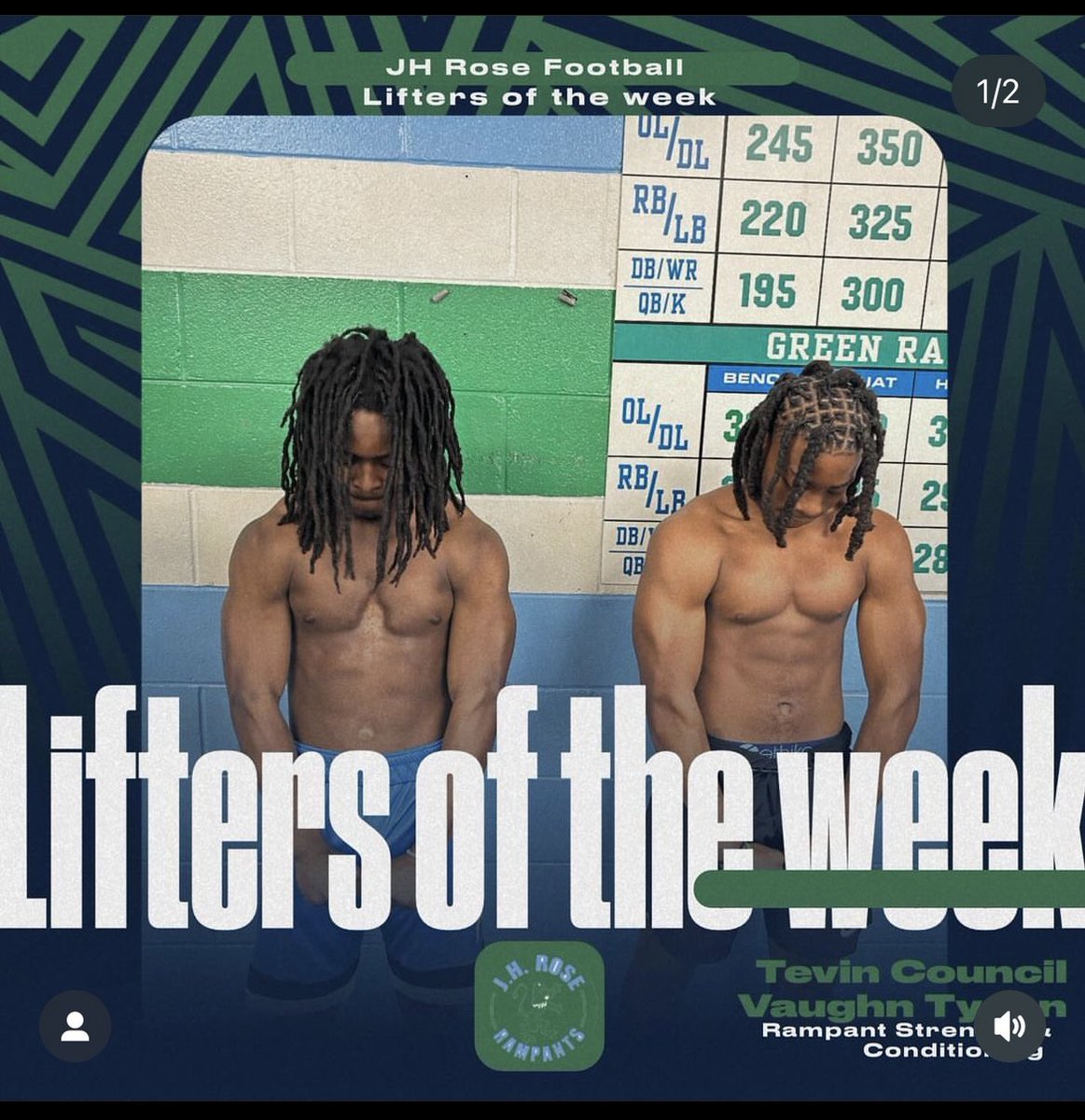 tevin_council5's tweet photo. First ever lifter of the week 🦍5️⃣#weworkin🤫 @Williebecu86 https://t.co/jZOpx302Is