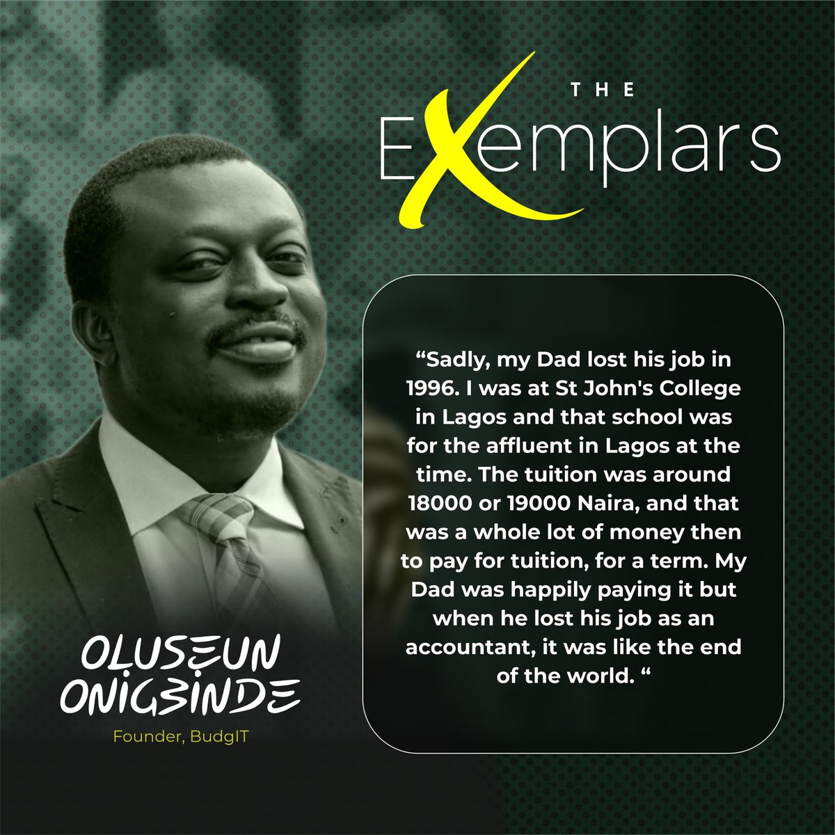 theexemplars_'s tweet photo. Bad things happen, life is black and white and sometimes we get served the black.
The key to winning in life is that even on the bad days, we keep turning up and showing out, that we are not discouraged, that we keep working and hoping. https://t.co/XdRNdH0PCi