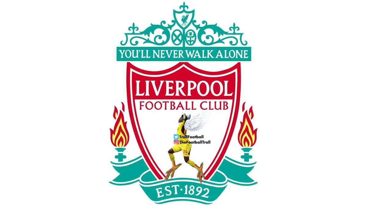 TrollFootball's tweet photo. Liverpool's new logo https://t.co/swfOGl06Ky