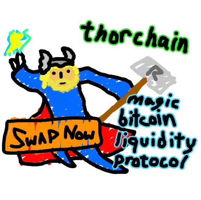 bitcoinwizardry's tweet photo. The Bitcoin Wizard is becoming the mascot of @THORChain! 🥳

Thorchain is one of the biggest and best dexs so we're honored for this to happen. There will also be very rare Thor Wizards given out to special wizards, take a look at 2 of them here 👀 https://t.co/QbEV7dOF1a