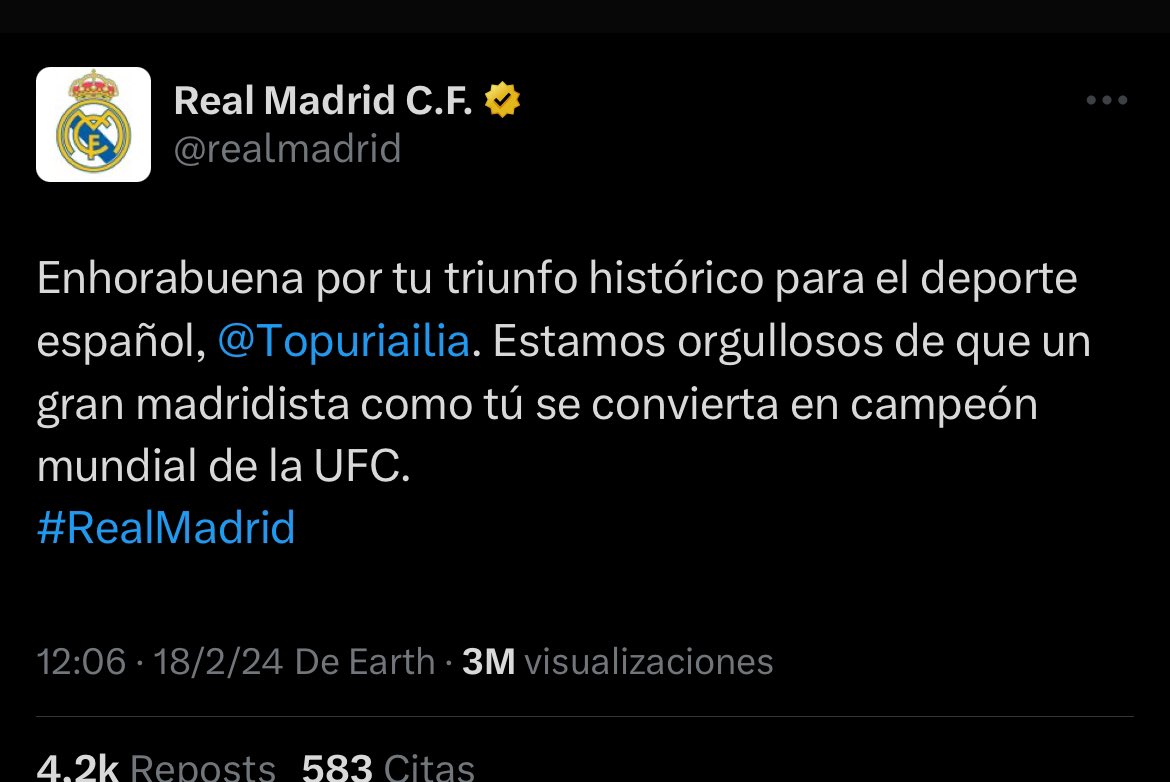 Llourinho's tweet photo. Madridista de nacimiento. https://t.co/rXa36GJGp3
