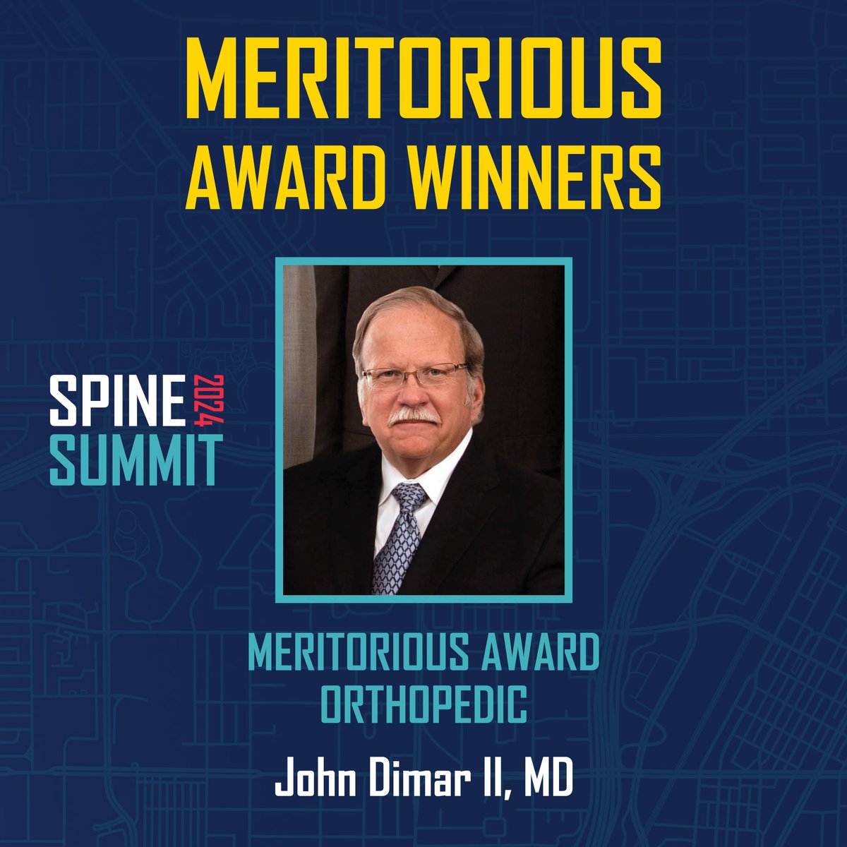 AANSNeuro's tweet photo. Congratulations to the brilliant minds and dedicated professionals who are receiving Meritorious Awards at the 2024 #SpineSummit. Your unwavering commitment to advancing spine care is truly inspiring. https://t.co/w0XxQVquQl