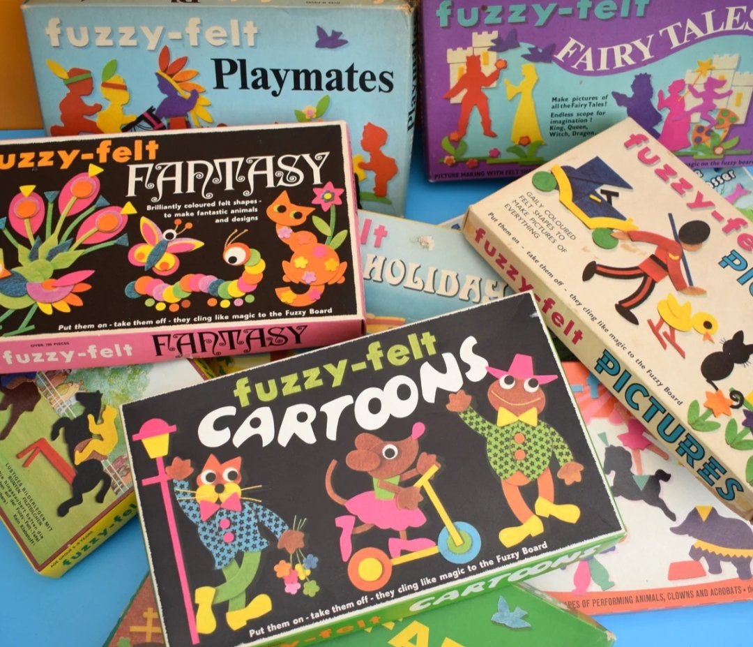 Every now and then, we like to remind everyone of the beautiful thing that was fuzzy-felt.