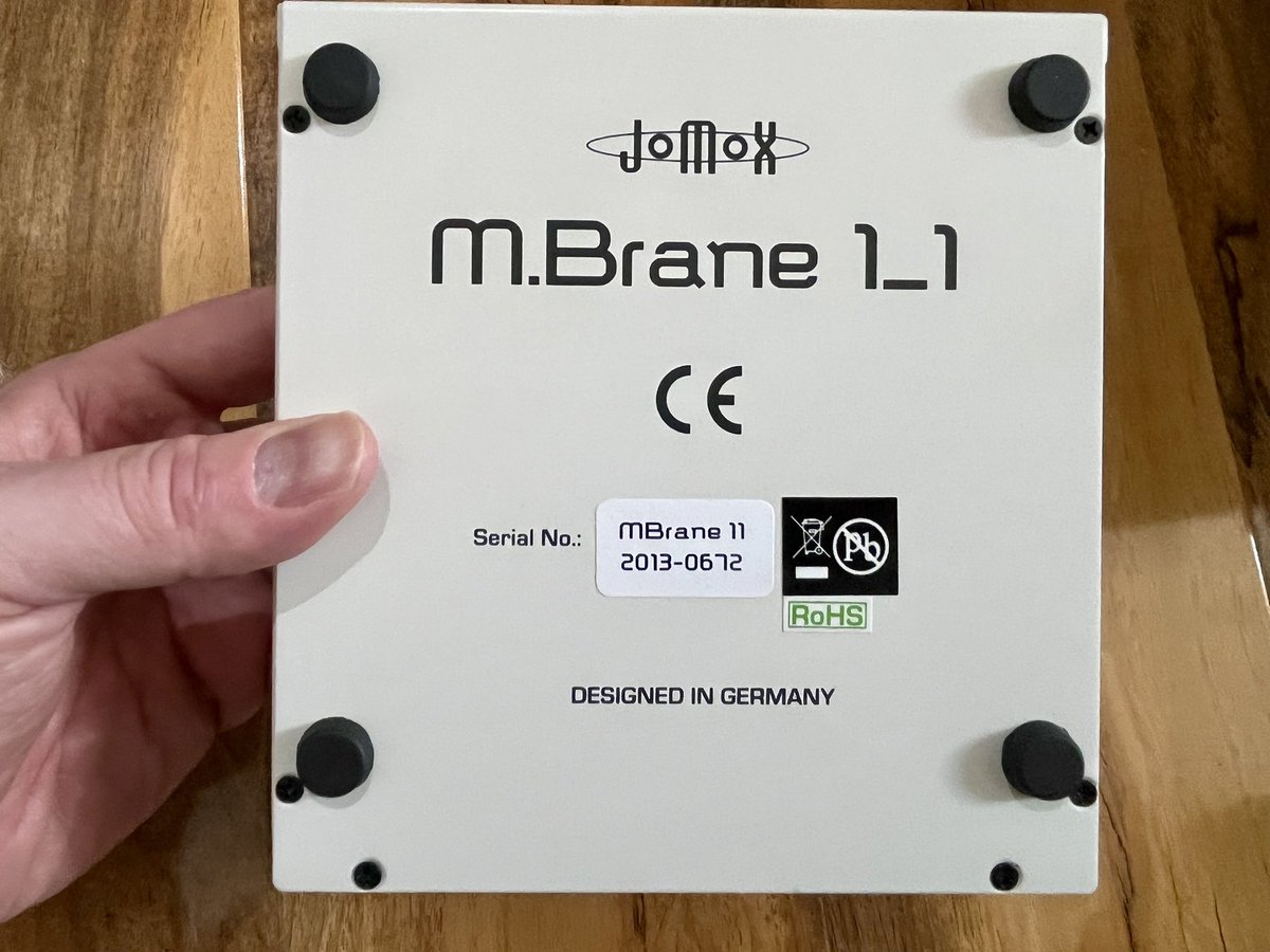 Selling this Jomox M.Brane 1_1 percussion module. Used once - £295. Pick up from Edinburgh