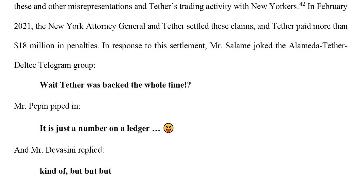 Bitfinexed's tweet photo. Nothing to see here.

Just the Tether fraudsters admitting... that Tether is a fraud...

Just like I told you it was. https://t.co/ZNdA7TIlrH