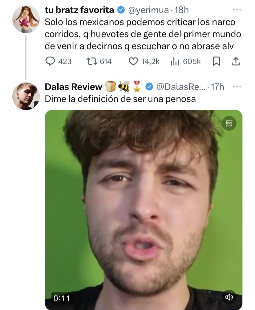 Rev_JA's tweet photo. Dalas ha hecho 15 videos sobre Yeri, la insultó en su cuenta, envió un video a la cuenta de ella, entró al directo de ella solo para burlarse de que a ella le estén haciendo desnudos por IA y lo minimiza diciendo que ella tuvo onlyfans y no se puede quejar…y la mala es Yeri https://t.co/1WkyUIRsBk