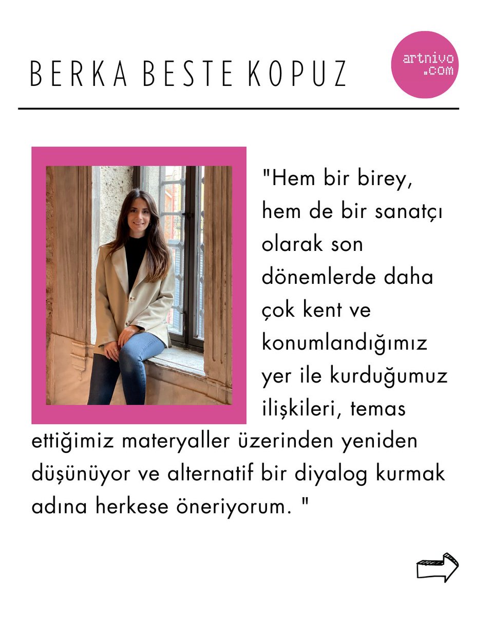 artnivocom's tweet photo. Röportajın devamı sanatçının eserleri için; 📍https://t.co/vSPf3CDZl4 https://t.co/fhm8aWXdnv