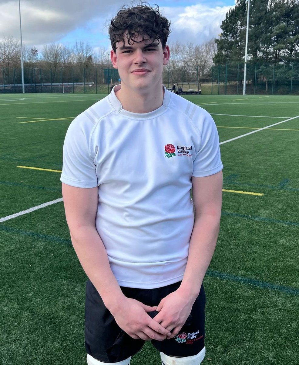 TJRFC's tweet photo. 🔴🔵 A huge congratulations to TJs academy captain, Isaac Ridge, who captained England London South East Division U18s to a 24-19 victory over the Midlands today. 
Isaac has also started to train with the TJs 1st XV recently https://t.co/ACaOuA4e8H