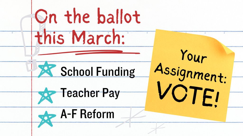 🗳️ Let your voices be heard on March 5! If we remain silent, we risk billionaires, including those from outside TX,  seizing control. 

☑️ Public schools are the backbone of our communities, fundamental pillars of our democracy, &amp; are sacredly upheld w/in the TX Constitution.