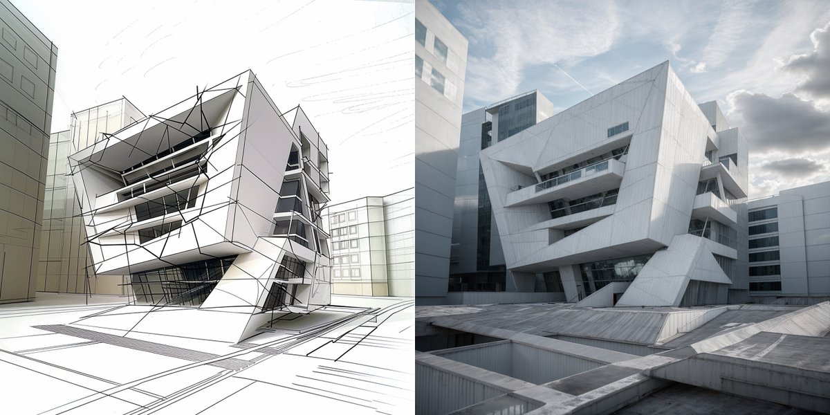 old but gold #sketchtorender using #stablediffusion #aiarchitecture