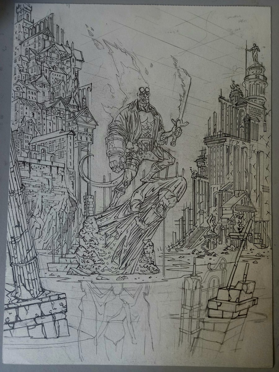 dannyearls16's tweet photo. HELLBOY!🔥

One of my favourite characters ever created! I read ALOT of Hellboy and I've been inspired by that universe ever since I first opened Seed Of Destruction!

Here are my layouts, pencils, inks and colours on a commission! 

#hellboy https://t.co/7dSYWx63vK