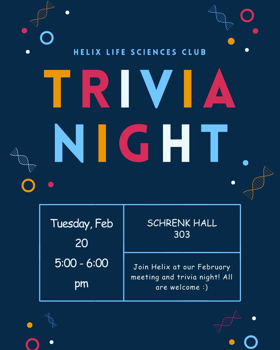 ✨February Meeting Alert✨
Our next members meeting is on Tuesday at 5pm. Bring your friends for trivia!
