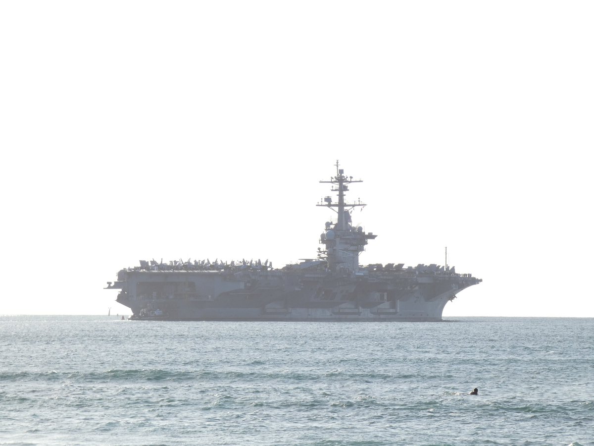 USS Carl Vinson (CVN 70) Nimitz-class aircraft carrier leaving Pearl Harbor - February 18, 2024 #usscarlvinson #cvn70

SRC: TW-@ES12071207