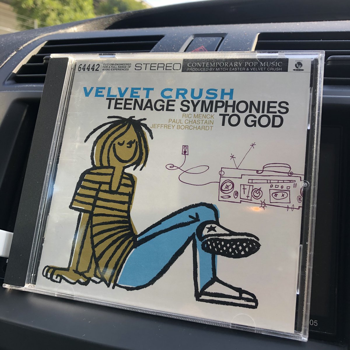 Listening to Velvet Crush on the way to work